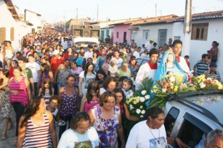 CONVITE - Hoje procissão e Missa de encerramento Festa de N.Sra da Piedade Nova Cruz